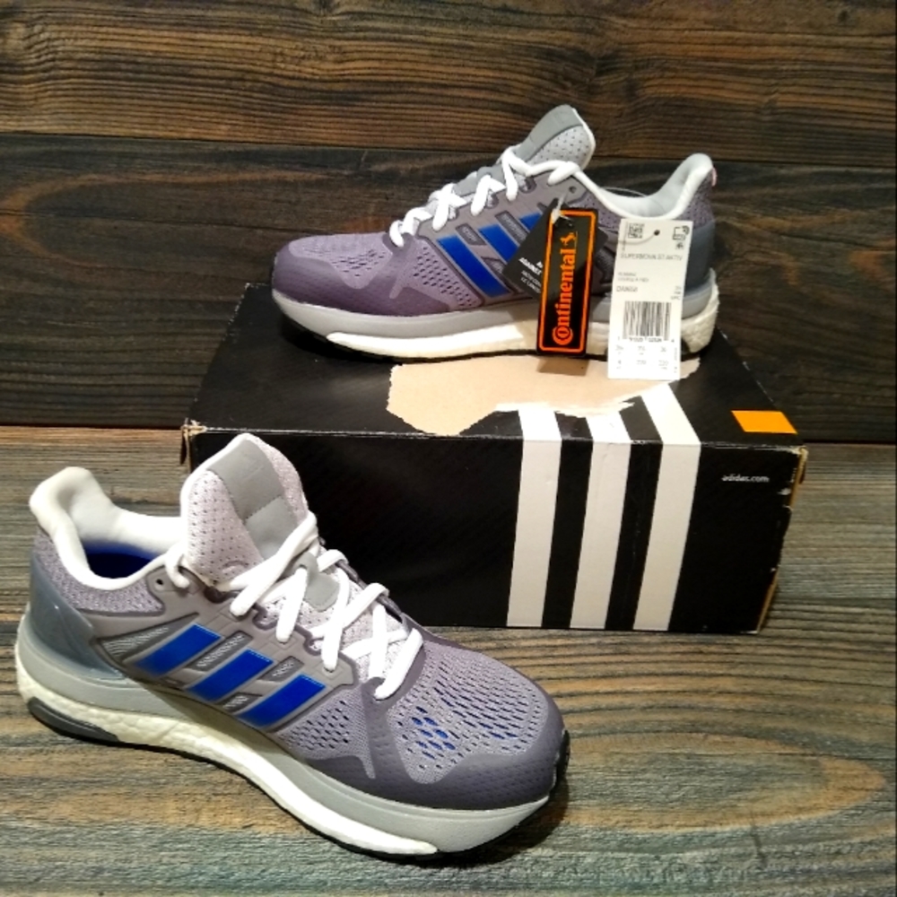 ADIDAS SUPERNOVA BOOST ST AKTIV RUNNING SHOES KID'S SIZE 4 US GREY